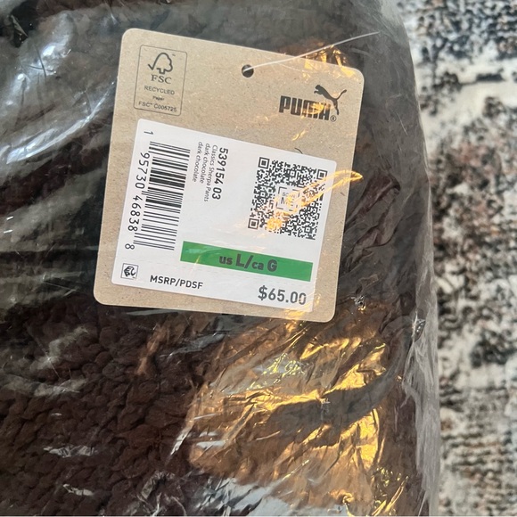 PUMA Women’s Sherpa Sweatpants Teddy Brown - Picture 8 of 8